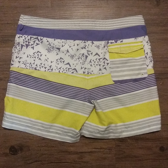 Men's penguin 🐧 swim trunks, yellow&purple, in new CONDITION,size36 New CONDITI - Picture 4 of 4